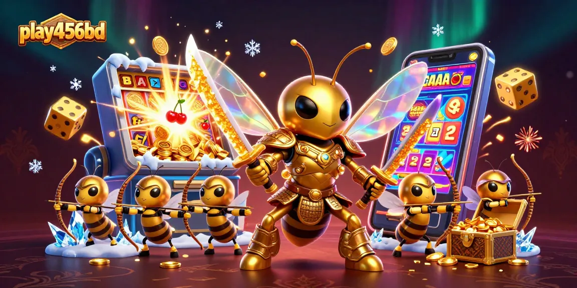Engage with play456bd's thrilling casino adventure featuring vibrant slot gameplay and dazzling characters.