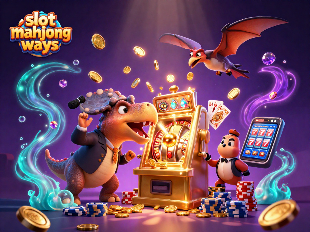 Experience the excitement of slot mahjong ways as characters interact dynamically with casino elements.