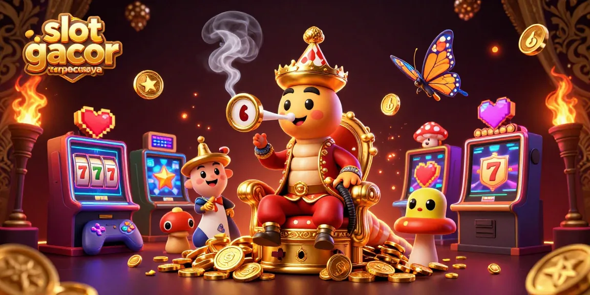 Experience the exciting world of slot gacor terpercaya with vibrant characters and dynamic gambling elements.