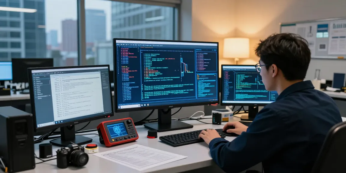 Innovative blockchain investigation at a forensic lab, showcasing digital analysis and advanced tools.